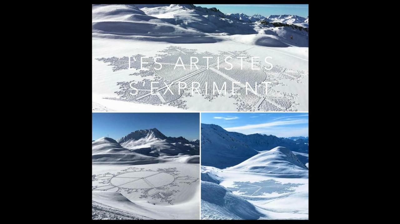 Le Refuge Du Montagnard, Arc 1950, Skis Aux Pieds, Spa Les Arcs  外观 照片